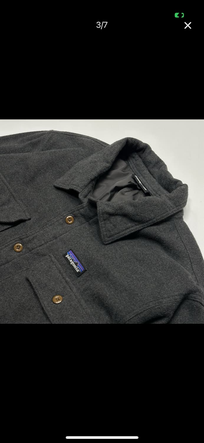 XL] 파타고니아 울 셔츠 그레이 상품이미지2