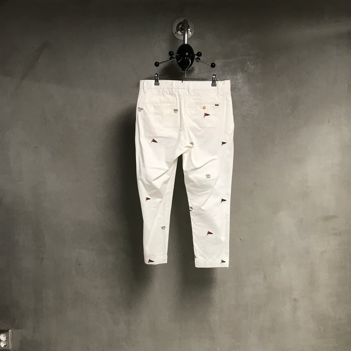 폴로 랄프로렌 멀티 자수 치노 팬츠 화이트 6(W) 상품이미지6