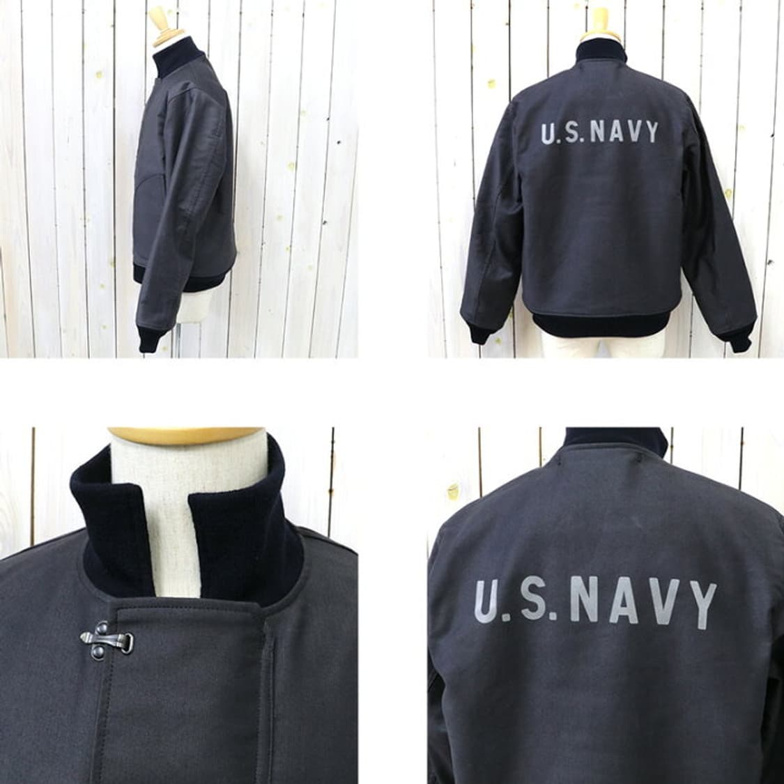 웨어하우스 Lot 2183 N-1 윈터 자켓 후크 프론트 네이비 42 상품이미지4