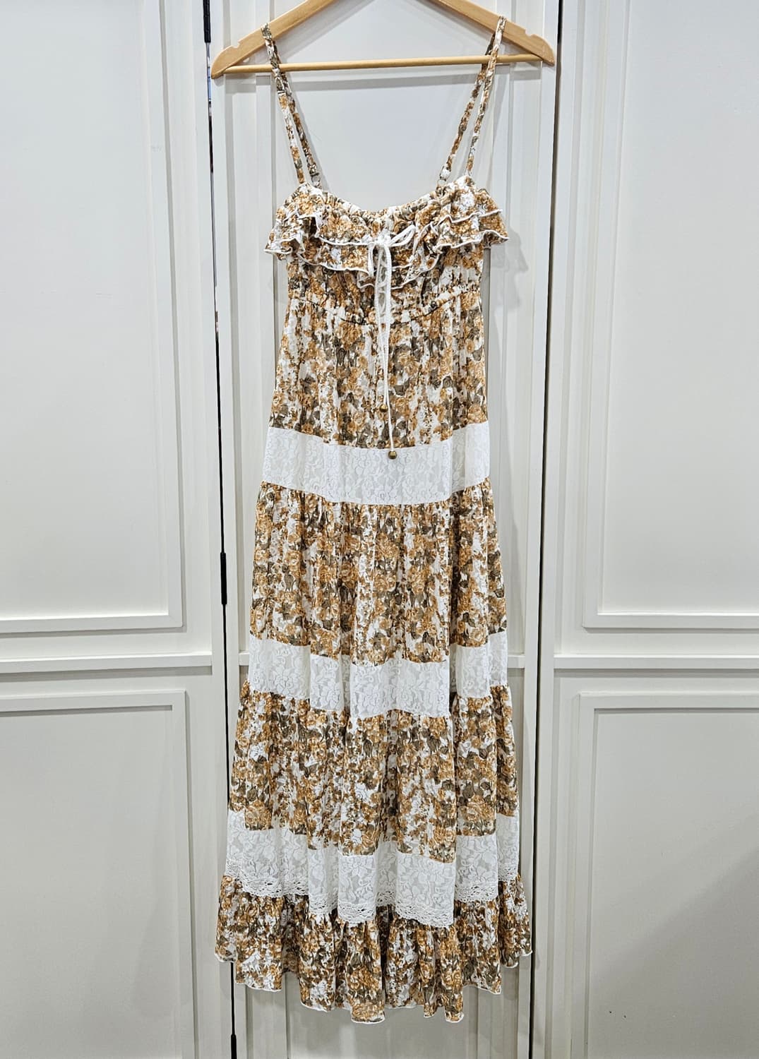 LIZ LISA(리즈리사) 플라워 레이스 롱 원피스 상품이미지1