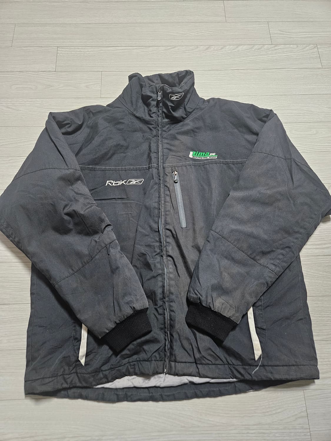 리복 블랙 빈티지 자켓  L 상품이미지1