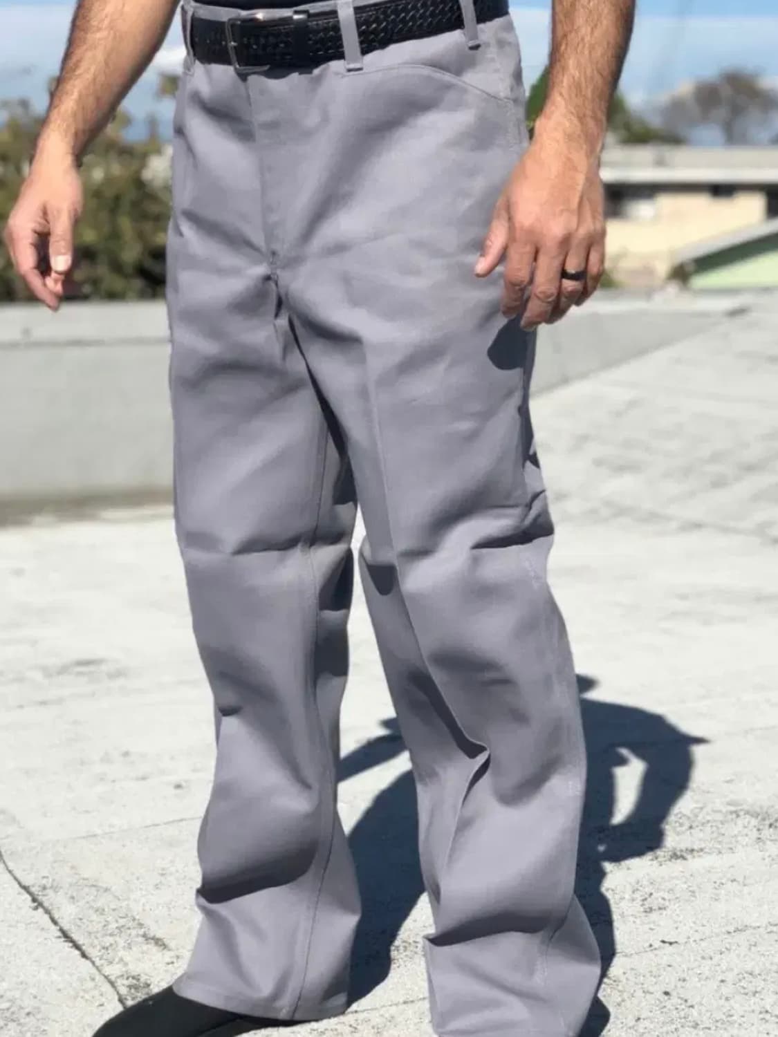 벤데이비스 치노 팬츠 실버 차콜 상품이미지2