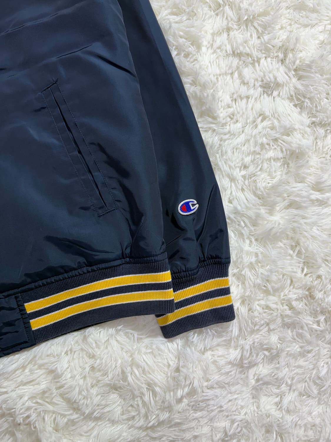 챔피온 JAPAN 네이비 양털안감 스타디움 자켓  상품이미지7
