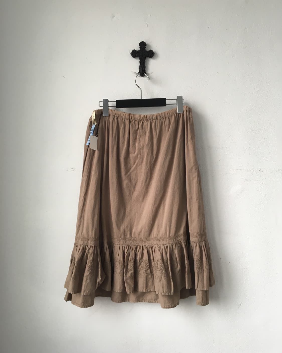 Embroidery point layered skirt 상품이미지2