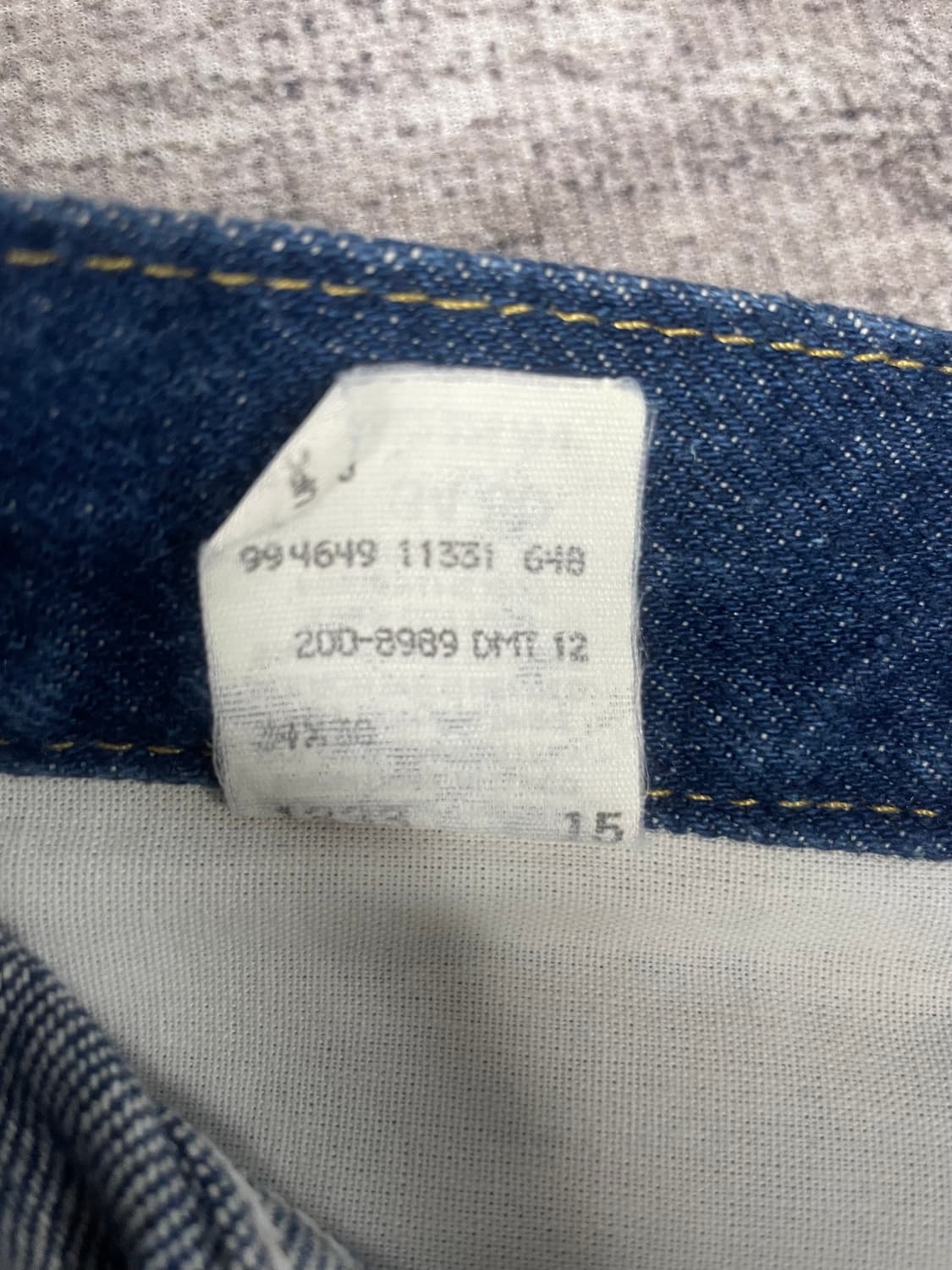 80-90s Lee 인디고데님 멕시코생산 상품이미지6