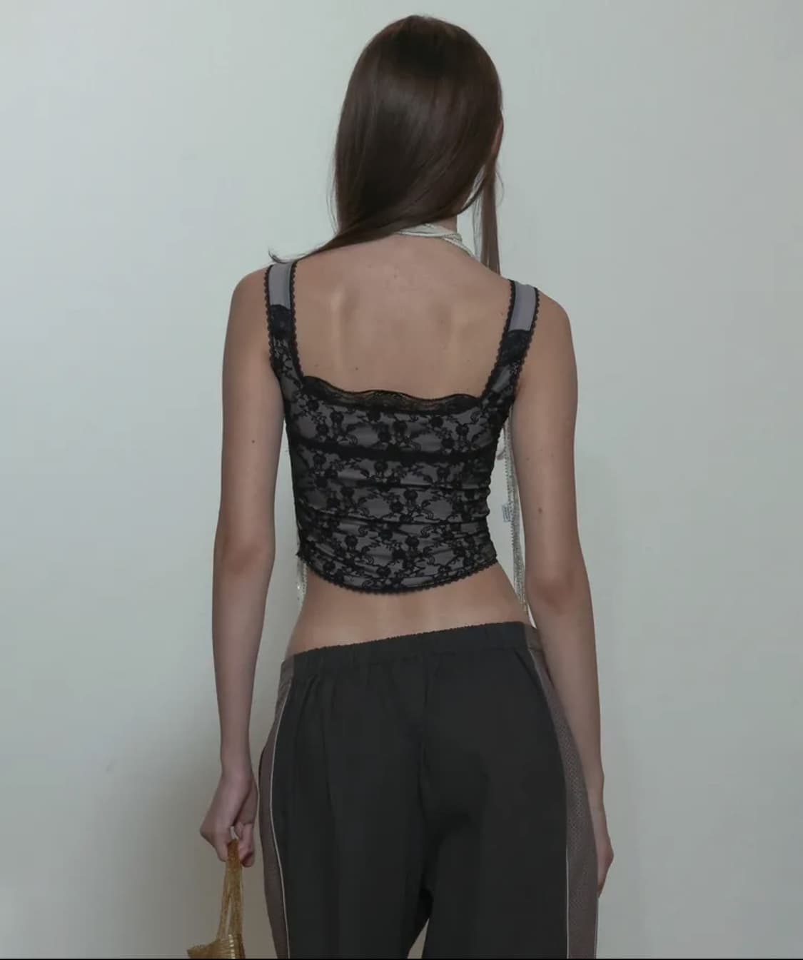 스컬프터 Team Mary Corset Top Black/Blush 상품이미지4