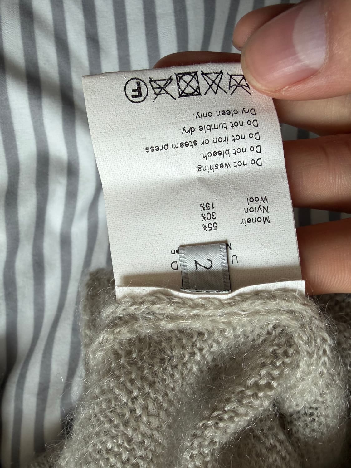 Unused  언유즈드 절개니트 상품이미지4