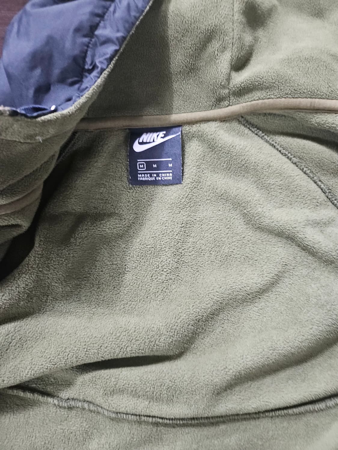 나이키 윈드러너 풀집 플리스 후드 집업 자켓 M 상품이미지3