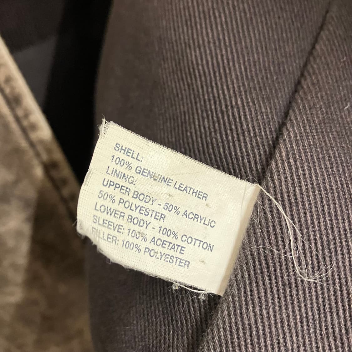 N6 올드 갭 가죽 자켓 상품이미지4