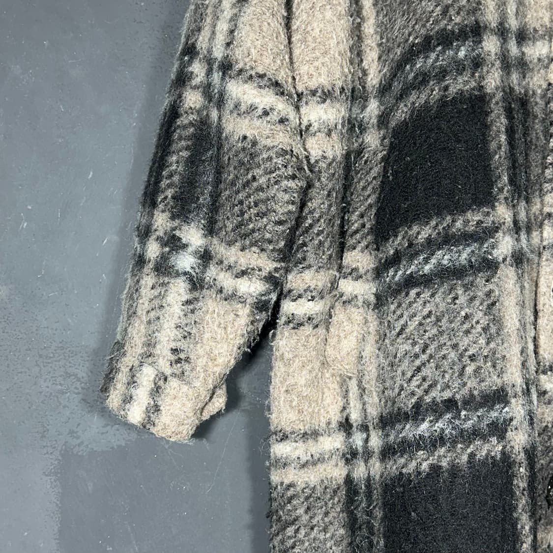 빔즈보이 체크 코트 (XL) 상품이미지3