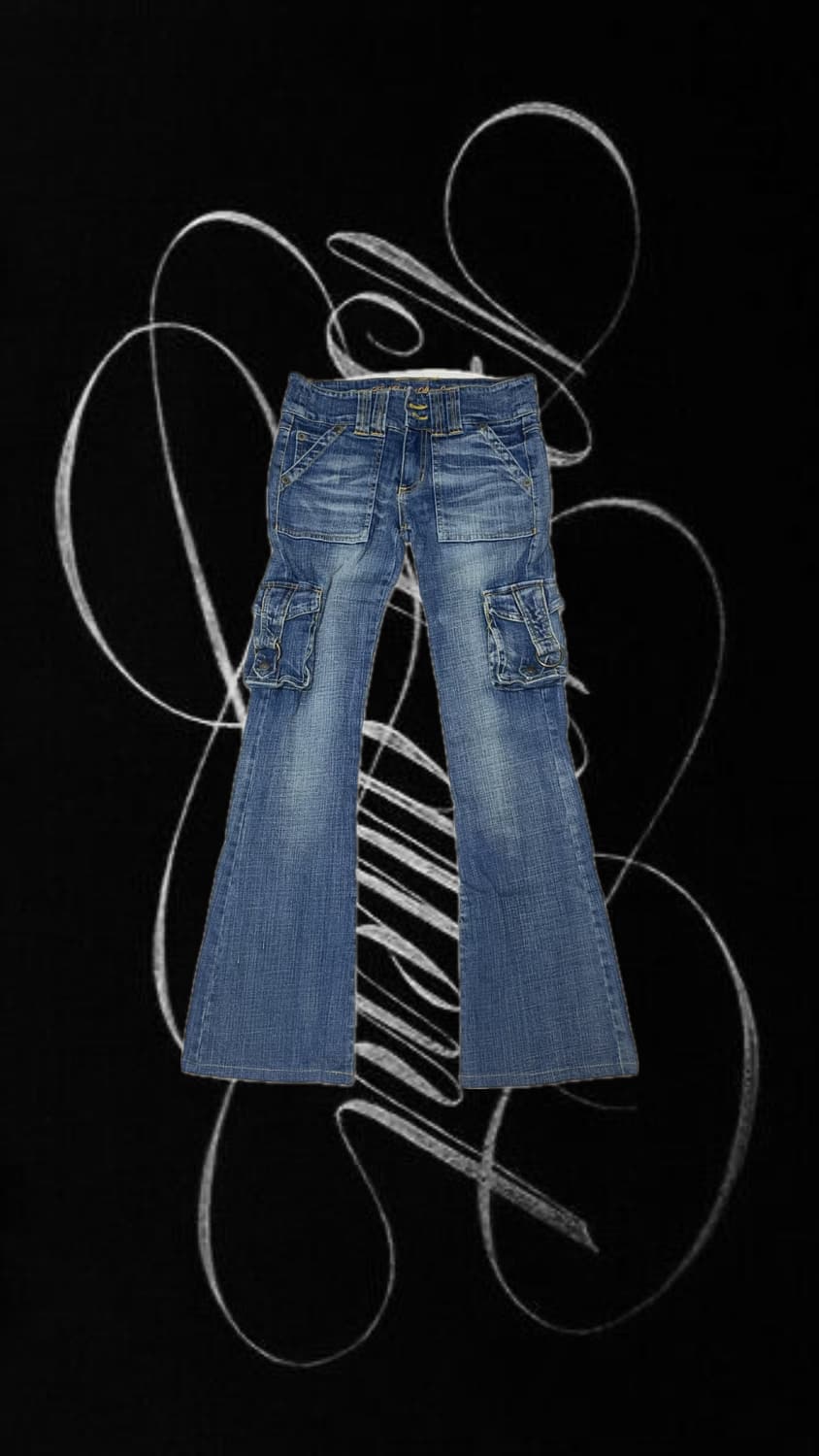 Y2K pocket denim pants 데님 부츠컷 팬츠 상품이미지1