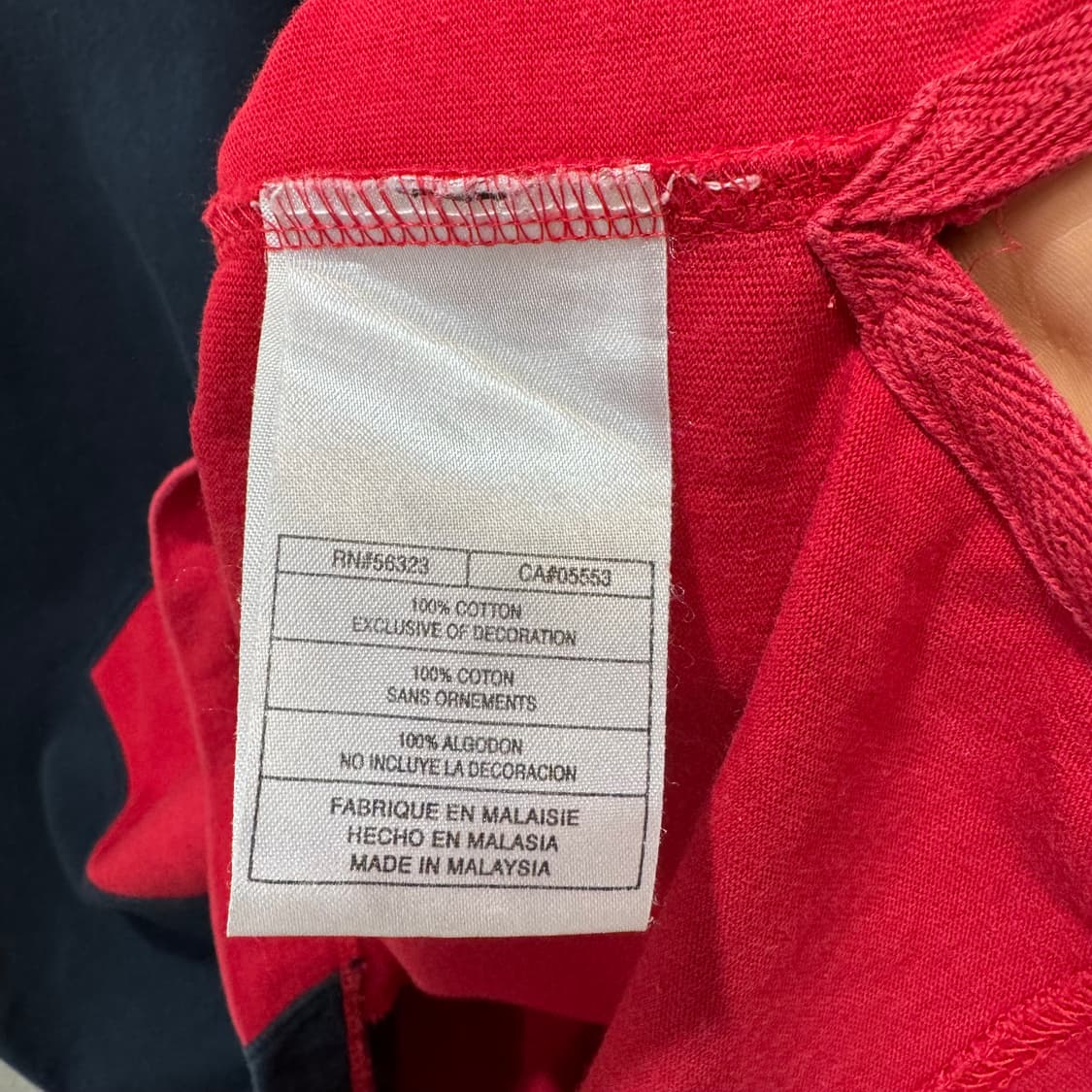 90s 나이키 조던 컬러블록 티셔츠 (XL)   상품이미지5