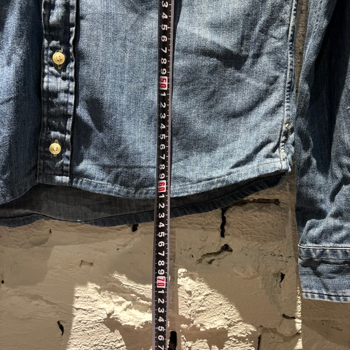 폴로 빈티지 데님 카라셔츠 상품이미지4