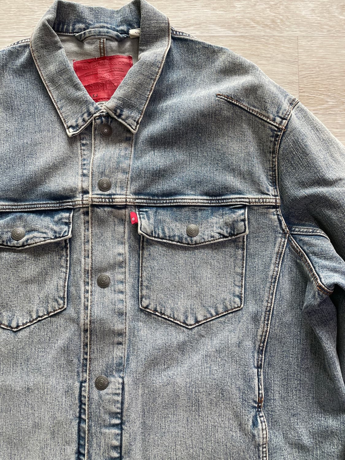 리바이스 스냅 버튼 청자켓 xl 상품이미지2