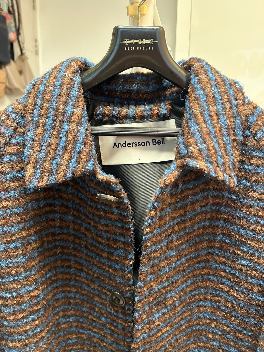 Anderson bell 발마칸 울 코트 상품이미지7