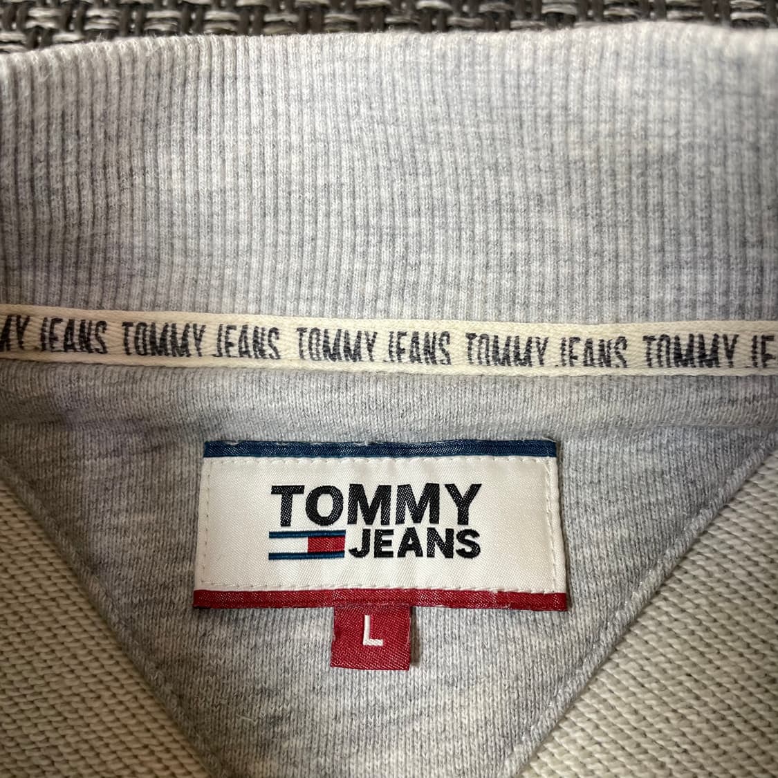 타미진스 그레이 미드 로고 빅프린팅 맨투맨 L 상품이미지4