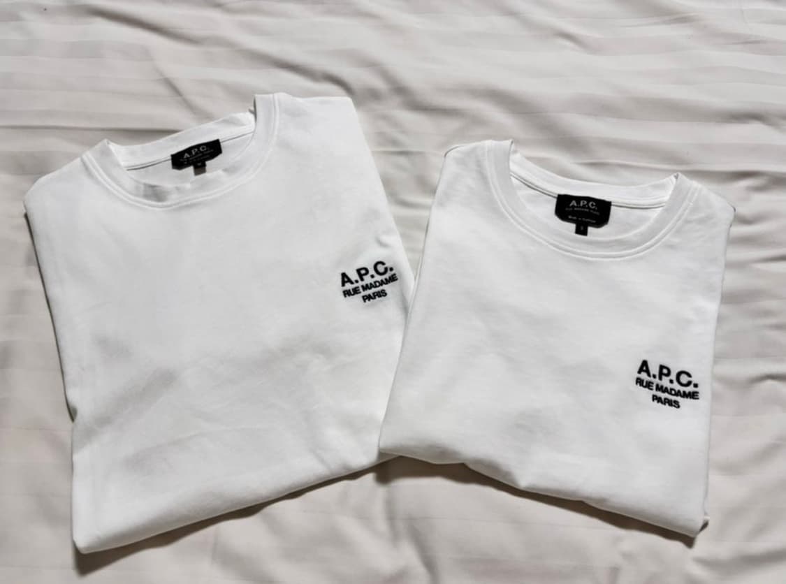 아페쎄 레이몬드 티셔츠 화이트 XL 상품이미지4