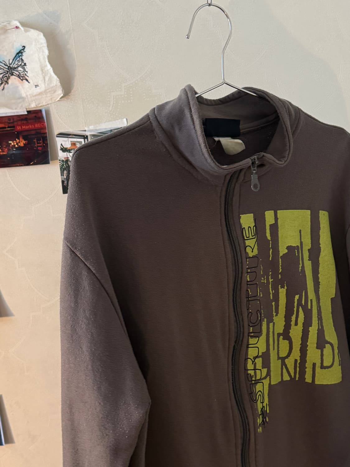 Structure khaki zip-up 상품이미지2