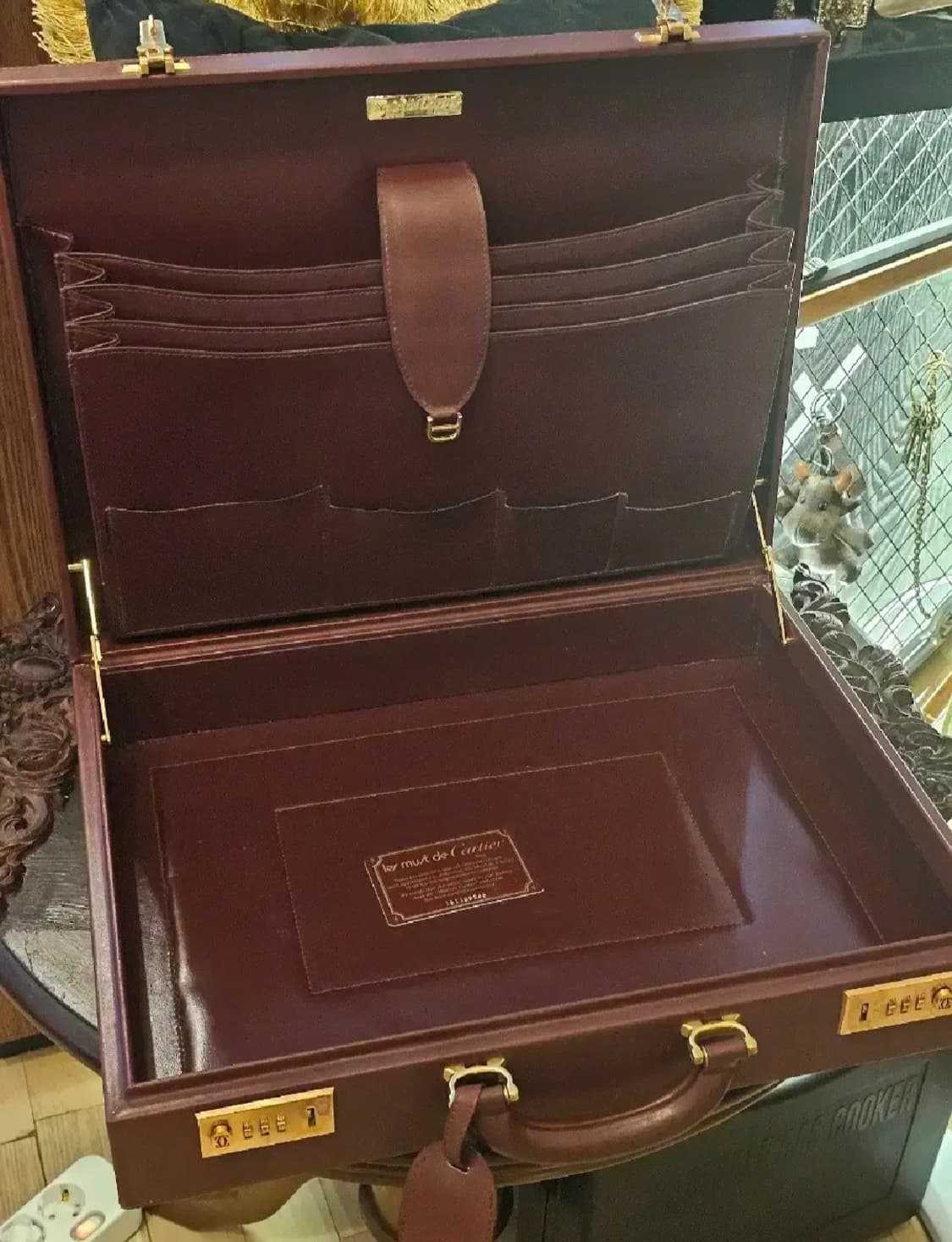 90년대 까르띠에 트렁크 브리프케이스 상품이미지7