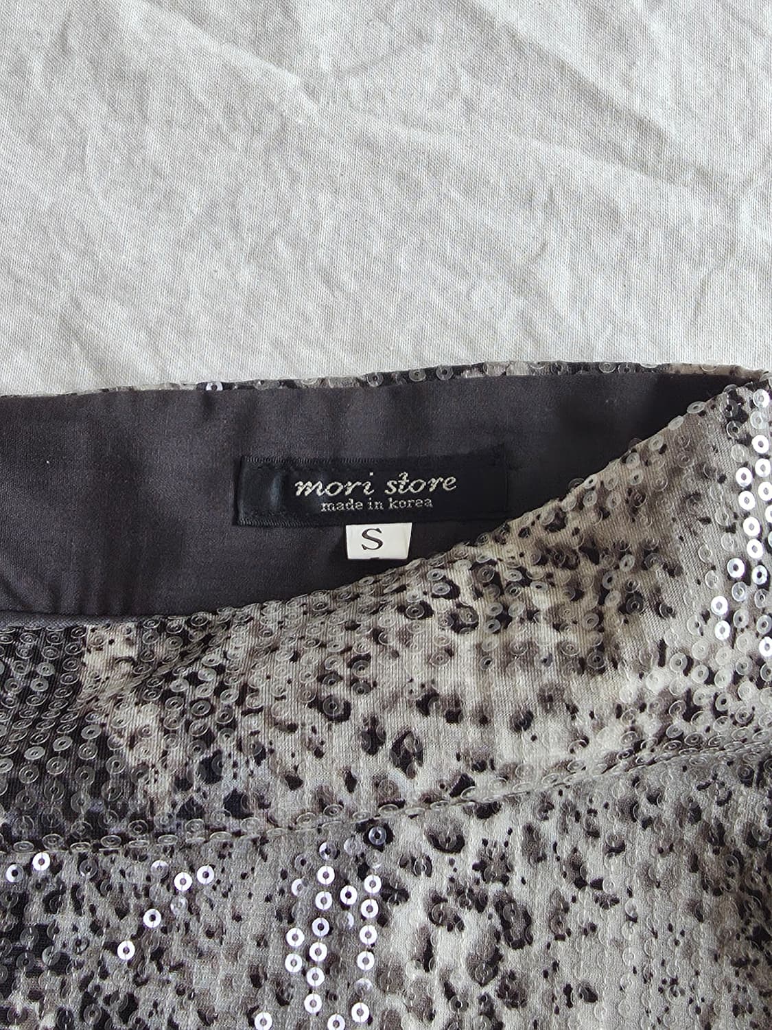 모리스토어 스팽글 스네이크 슬릿 스커트 상품이미지7