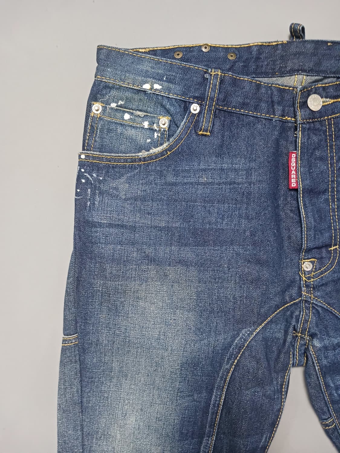 [30] 디스퀘어드2 하키패치 바이커진 청바지 상품이미지2