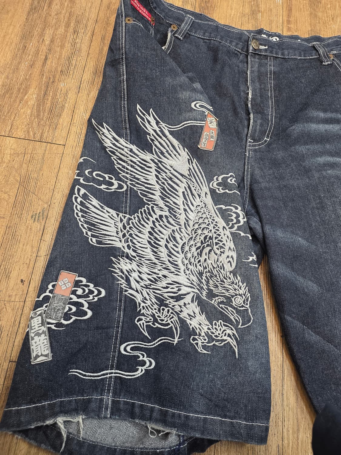 DOGTOWN 독타운 데님 반바지 독수리 자수 상품이미지6