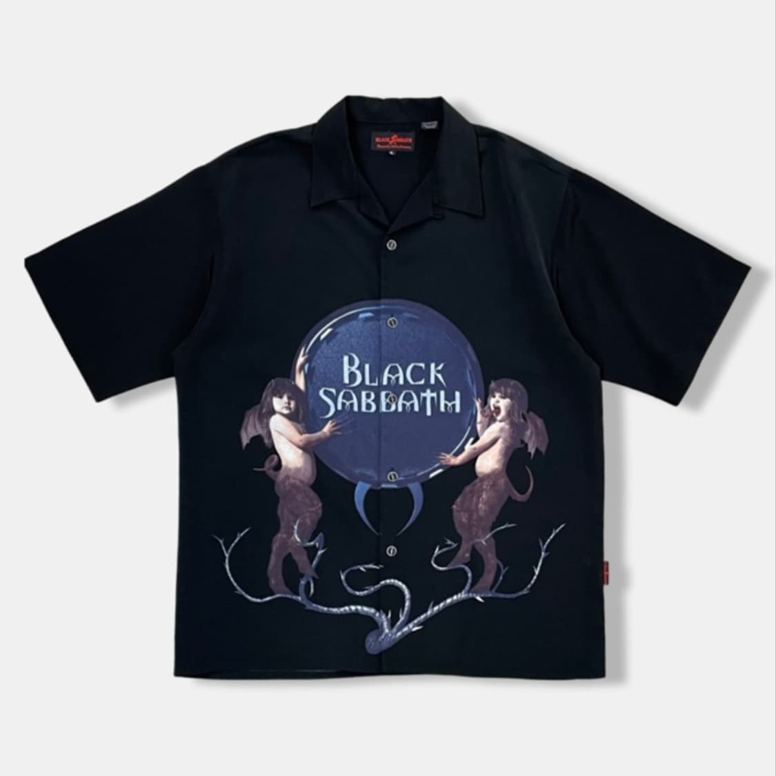 (XL) 빈티지 BLACK SABBATH 프린팅 반팔셔츠 상품이미지1