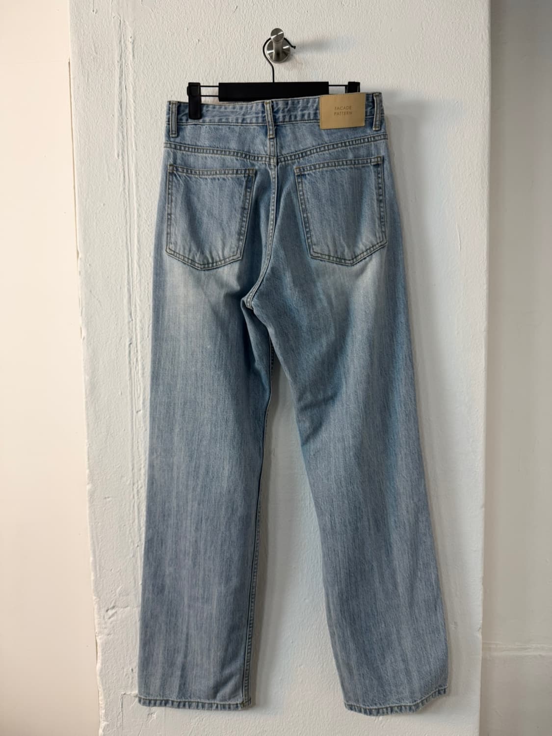 파사드 패턴 데님 팬츠  상품이미지5
