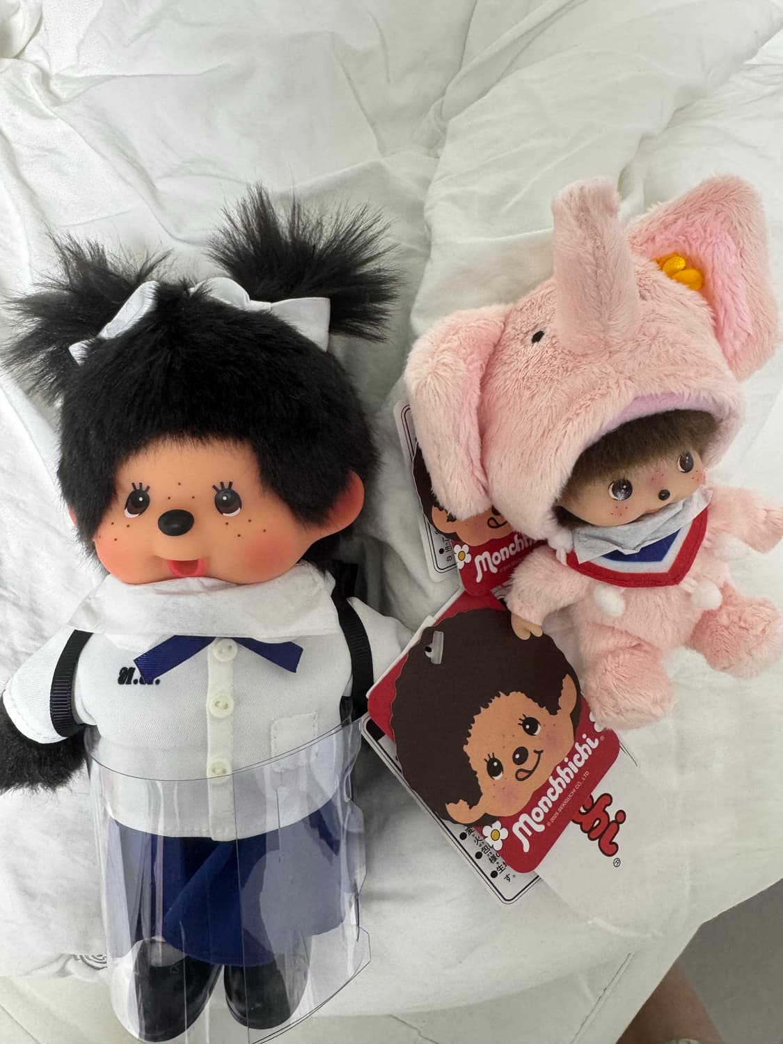 정품택달린새상품 몬치치 태국 한정 교복치치여아/코끼리핑크 상품이미지1