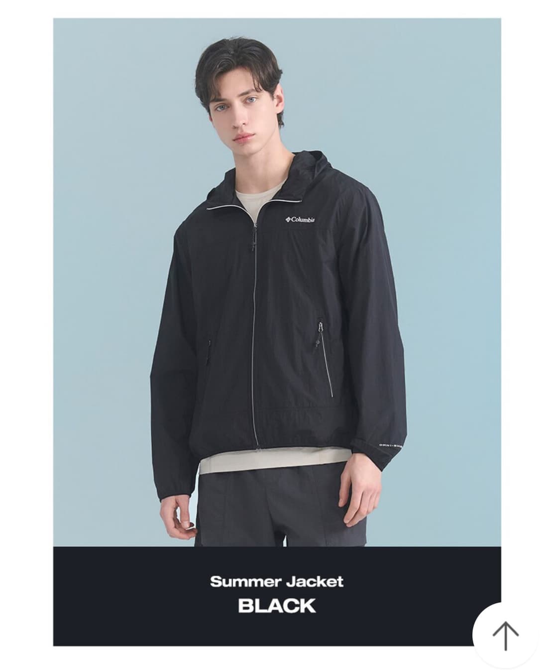 컬럼비아 남성 옴니쉐이드 썸머 자켓 블랙 105(XL) 상품이미지2
