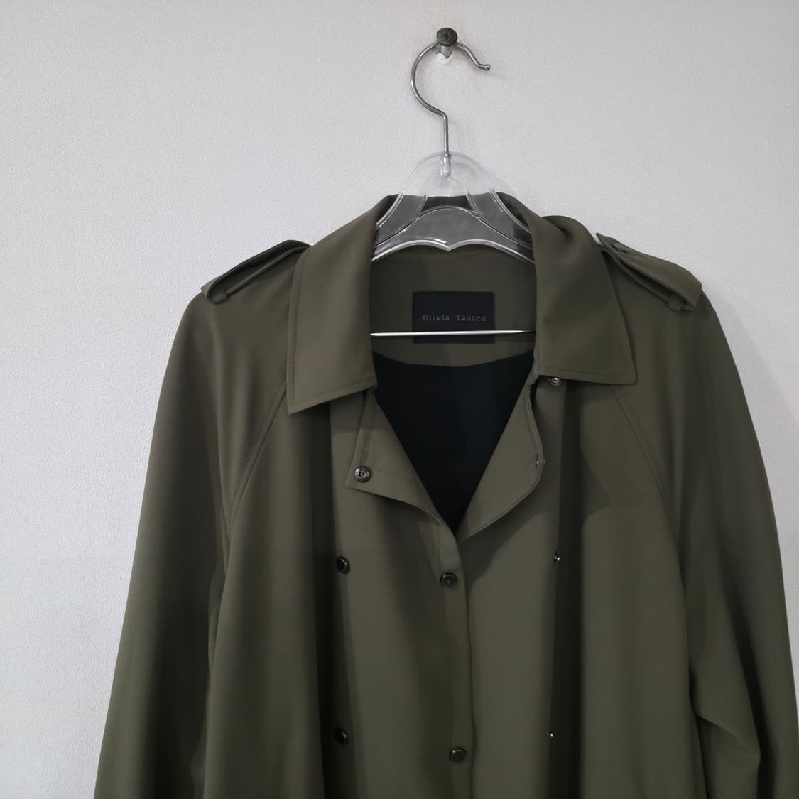 올리비아로렌 카키 트렌치코트 95 상품이미지2