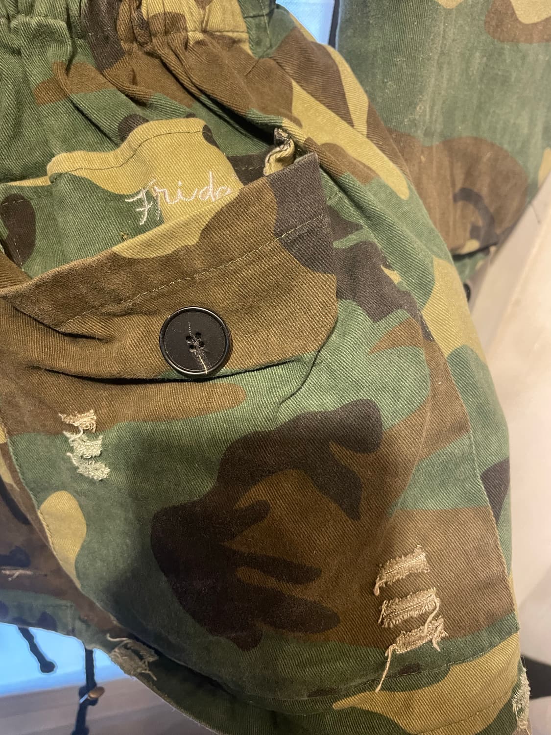 립합 밀리터리 여성 가슴50 기장70 상품이미지6