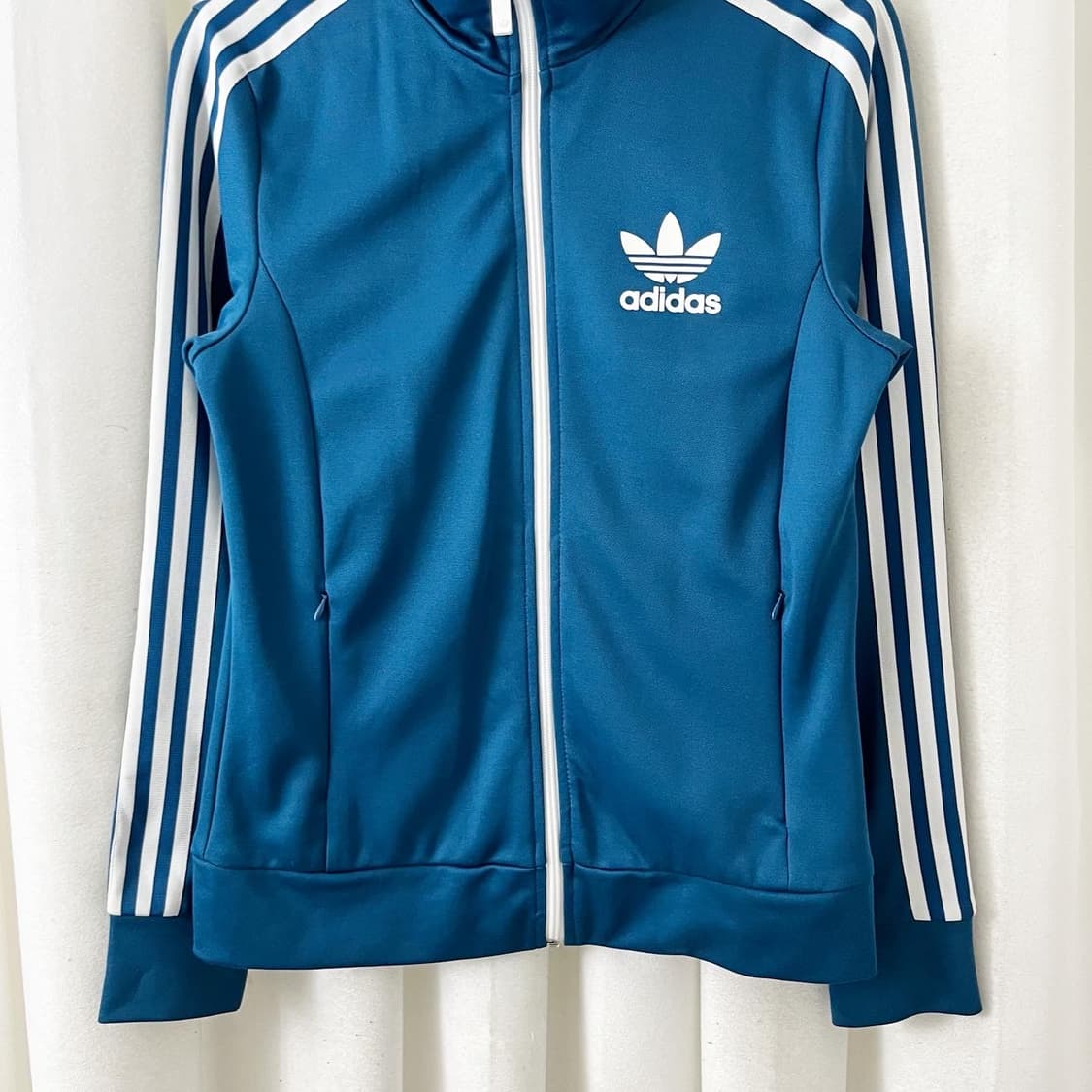 아디다스 블루 화이트 삼선 져지 상품이미지3