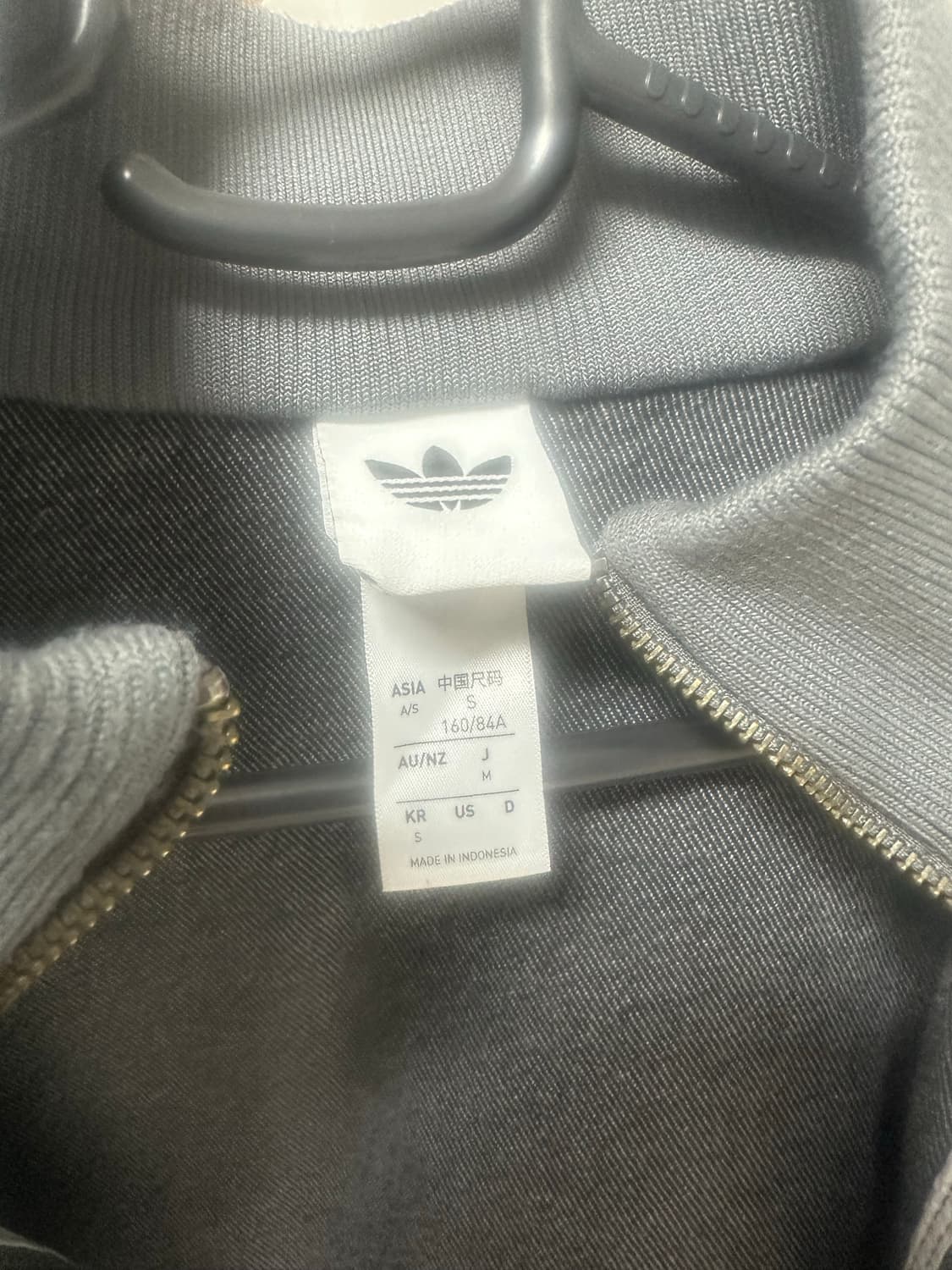 아디다스 데님 트랙탑 s워시드 그레이데님 상품이미지3