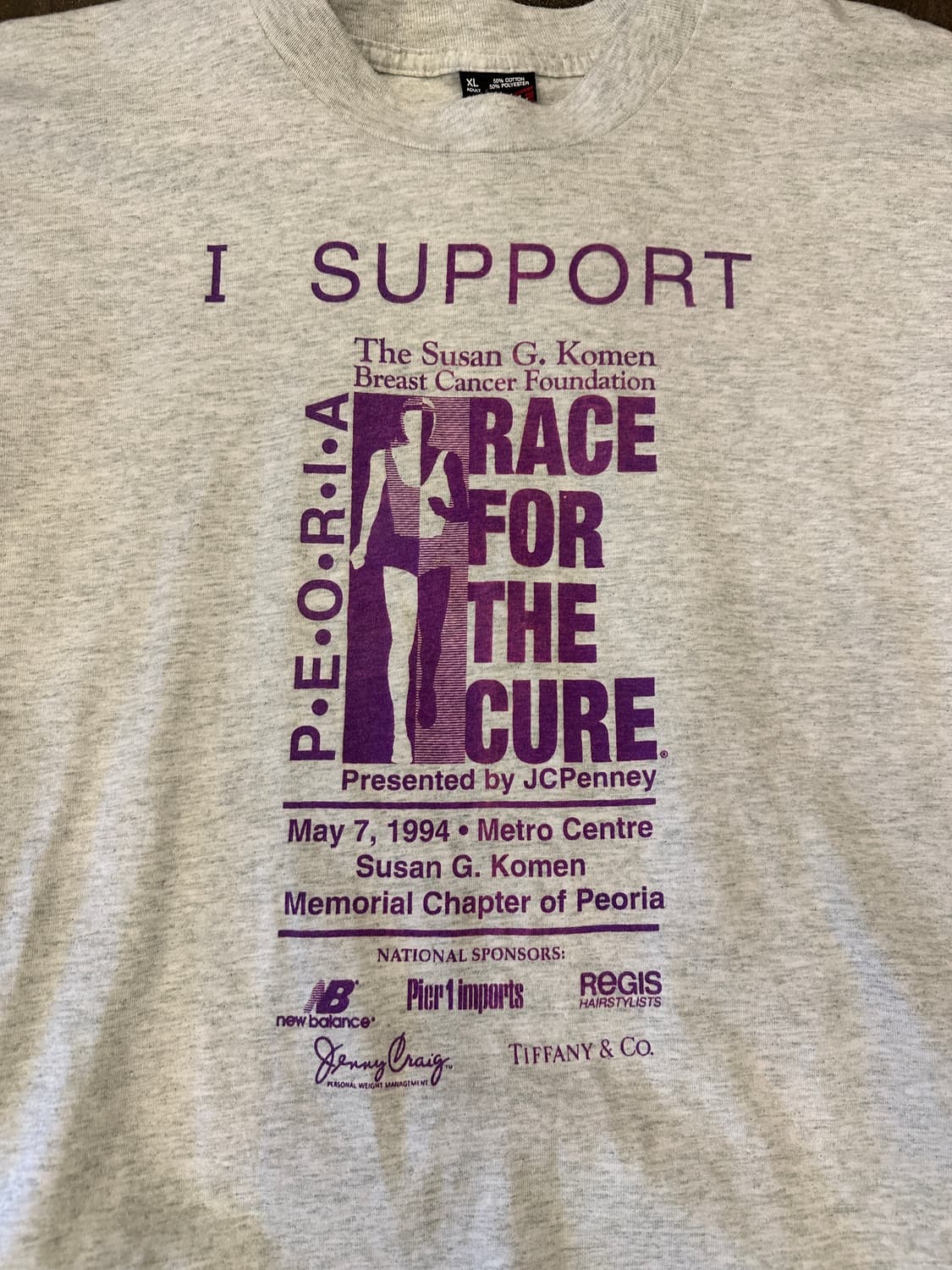 90s Fruit of the loom USA 러닝맨 빈티지 티셔츠 XL 상품이미지3