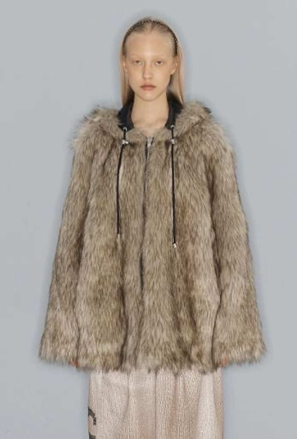 Openyy REVERSIBLE FAUX FUR HOOD JACKET,  상품이미지1