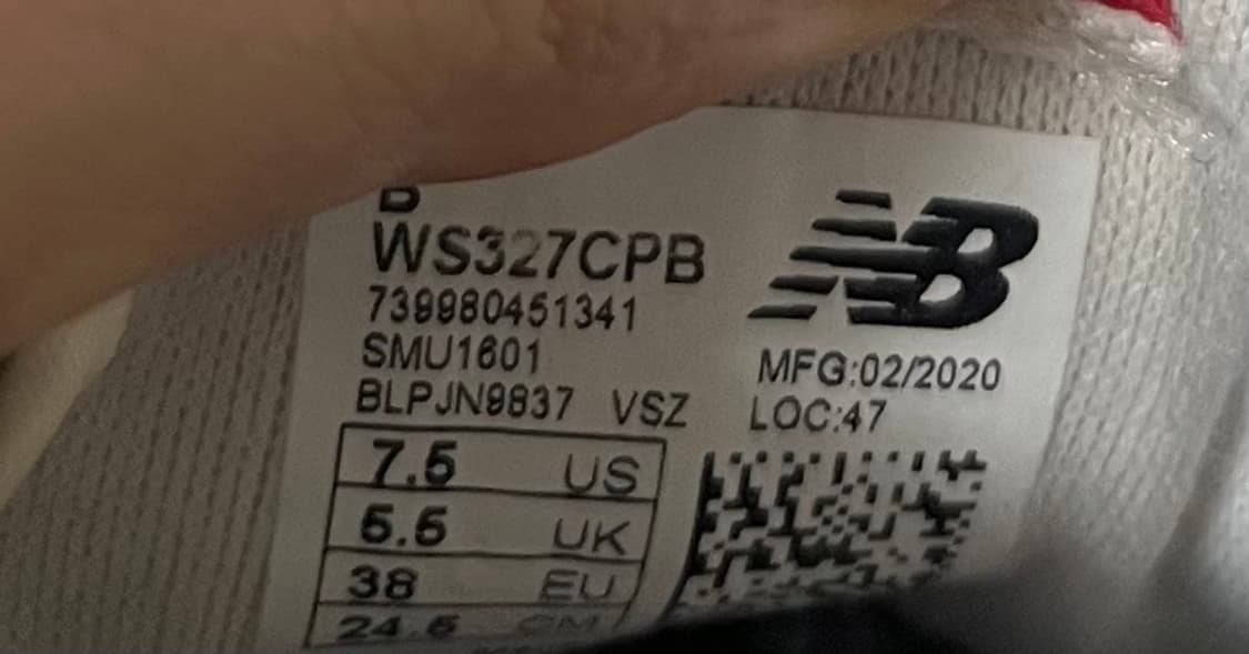 245 뉴발란스327 운동화 정품 상품이미지5