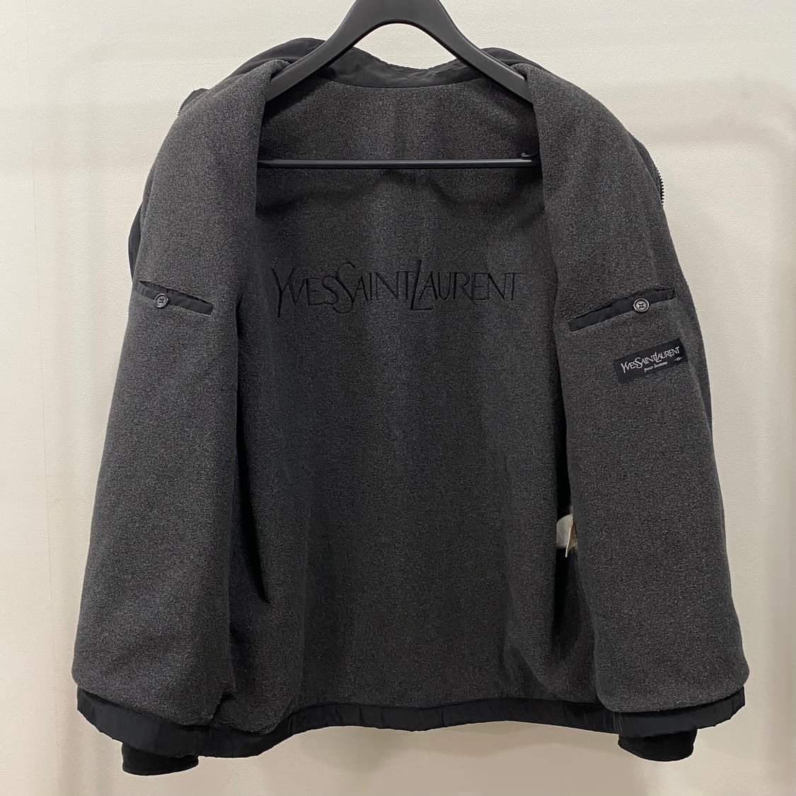 YSL 입생로랑 플리스안감 폴리쉘 블루종 상품이미지6