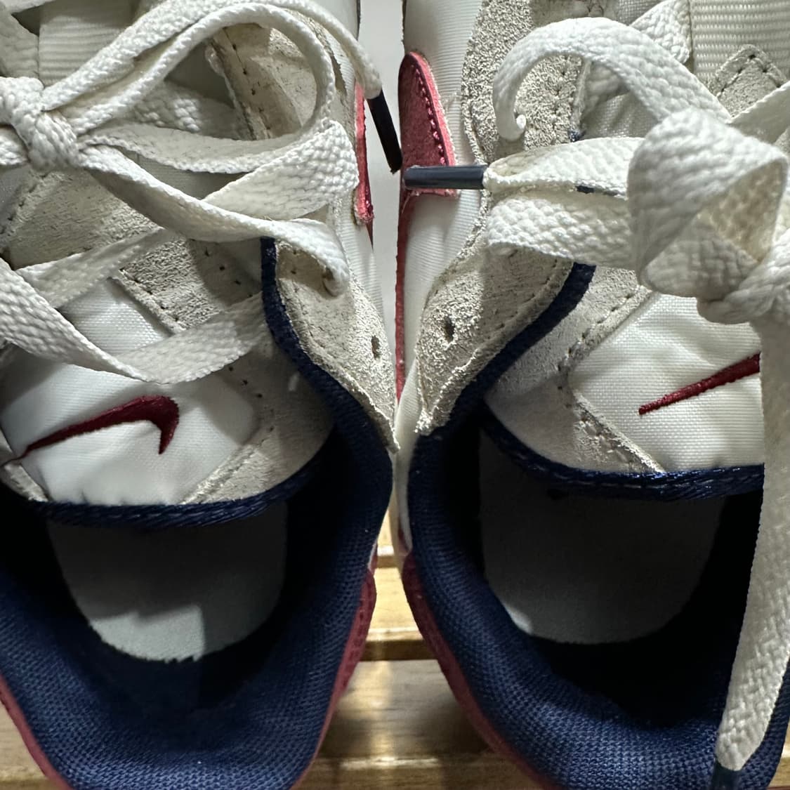 240) 나이키 운동화 여성 여자 신발 피닉스 와플 그레이 레드 상품이미지8