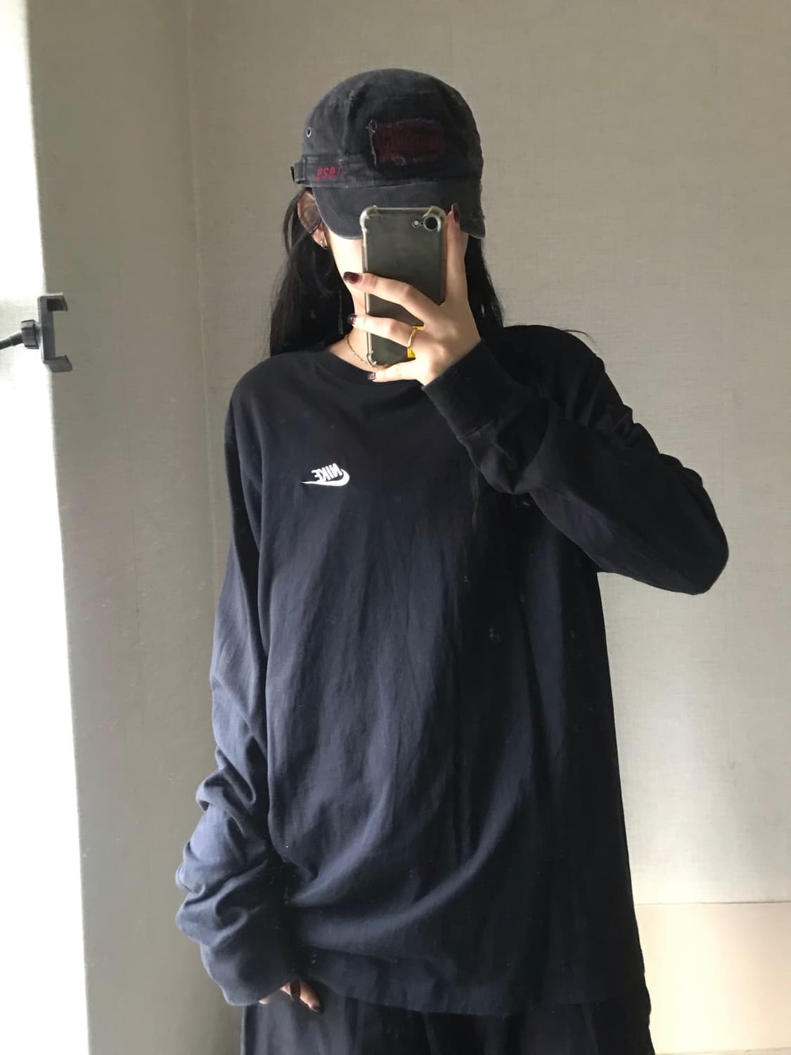 나이키 블랙 롱슬리브 상품이미지3