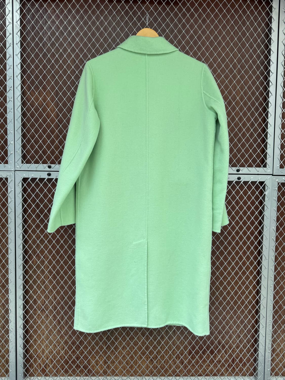 zara 자라 민트 오버핏 카라 모직 울 코트 S 상품이미지7