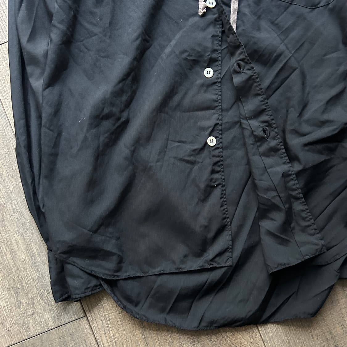 Line No Collar Basic Shirts 상품이미지3