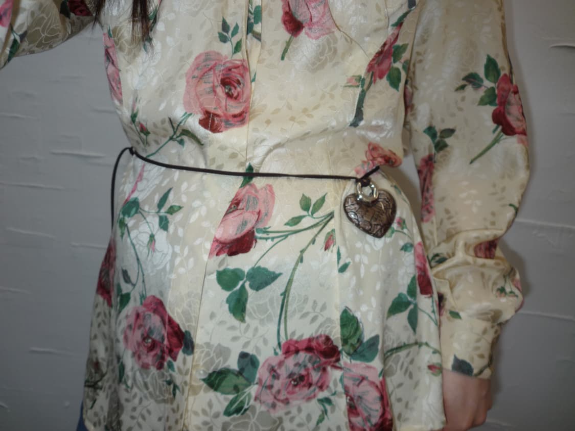 floral yellow blouse 상품이미지4