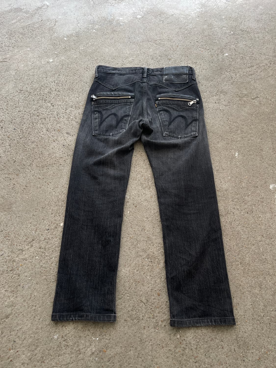 back zipper grey jean 상품이미지6