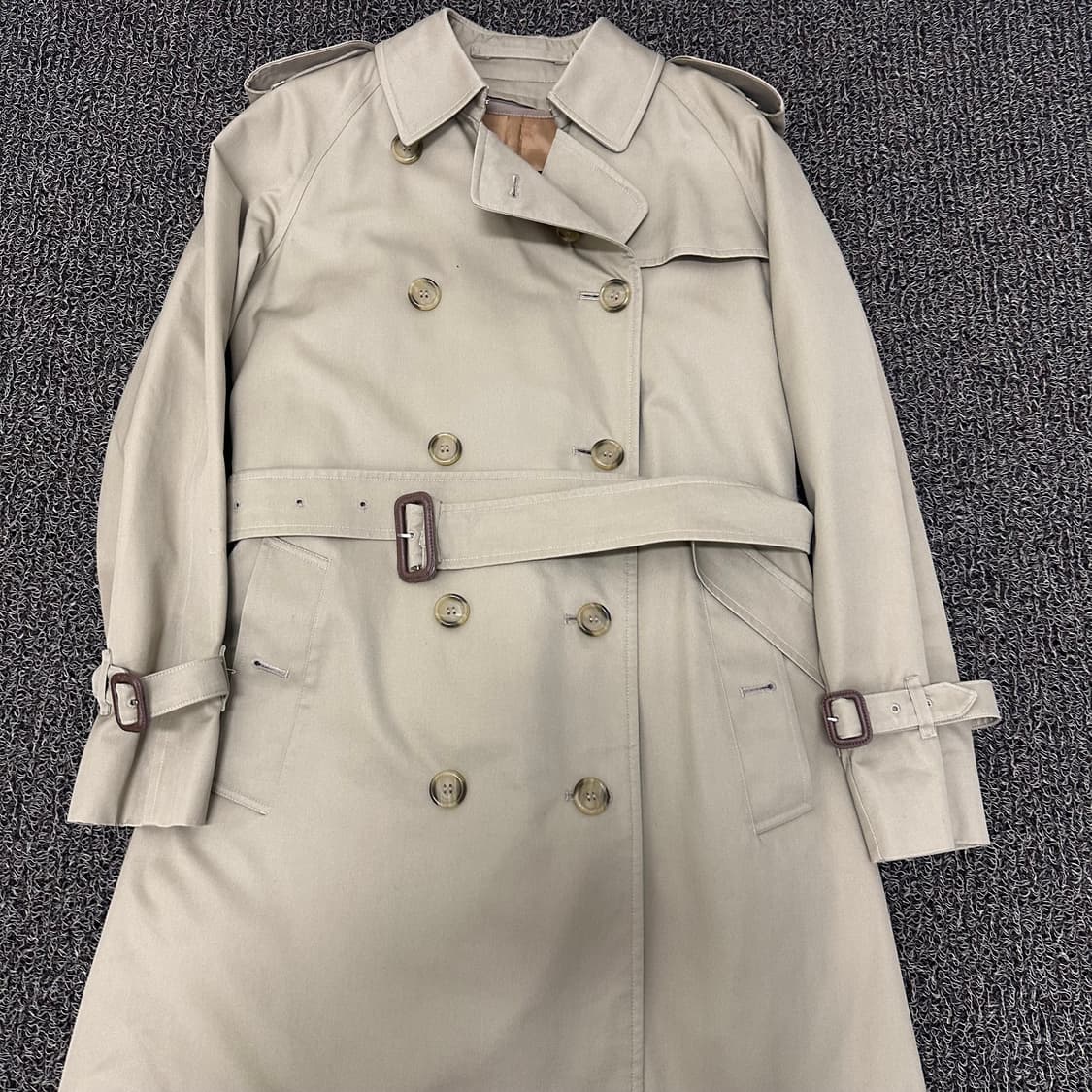 버버리 여성 트렌치 롱코트 베이지 상품이미지2