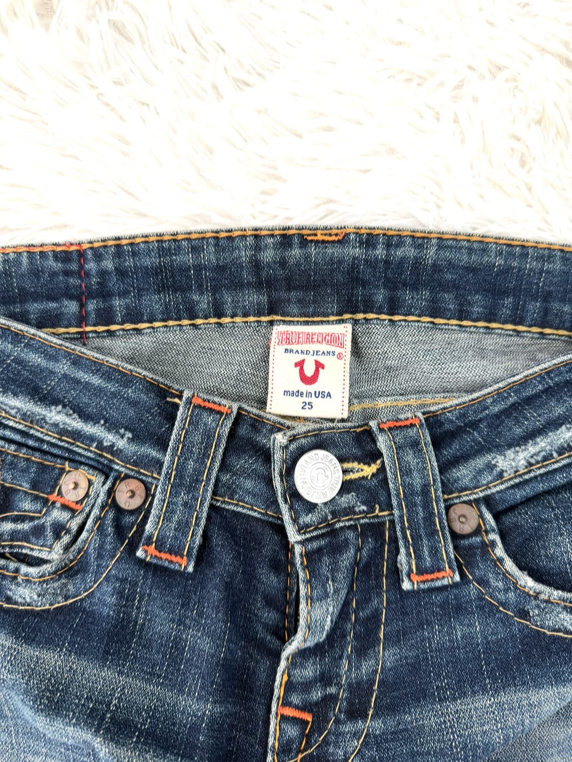 트루릴리전 로우라이즈 부츠컷 팬츠 상품이미지3