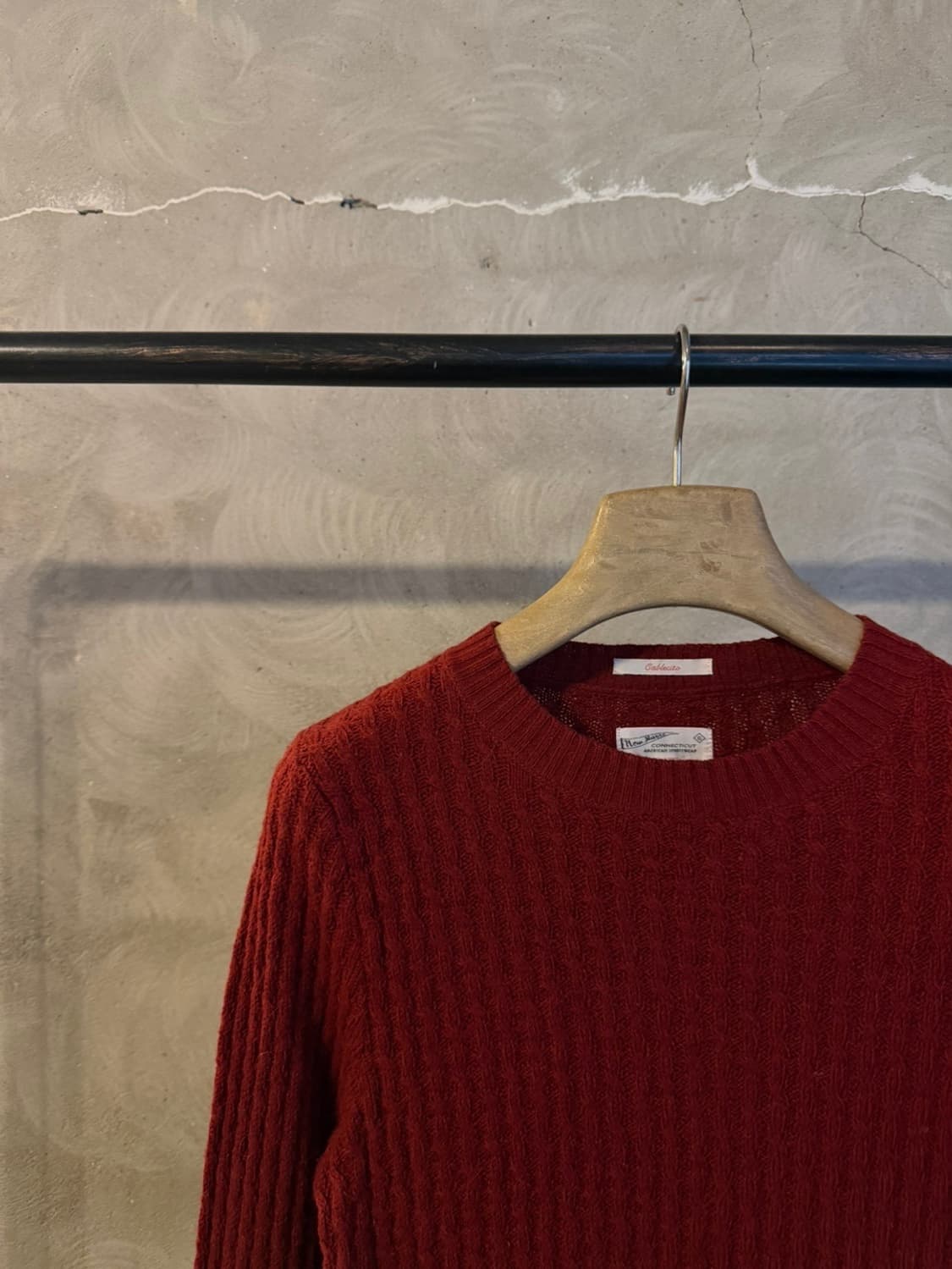 간트 러거 니트 램스울 니트 슬림100 상품이미지2