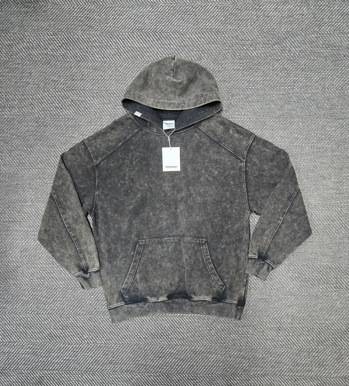 노매뉴얼 24ss M.L 후드티 상품이미지2