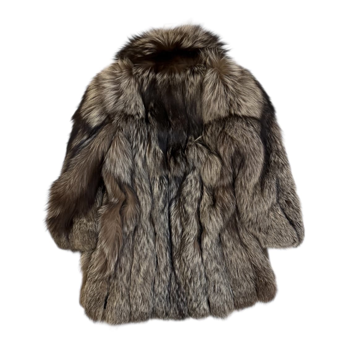 SAGA FOX 사가폭스 여우털 믹스컬러 퍼 자켓 상품이미지3