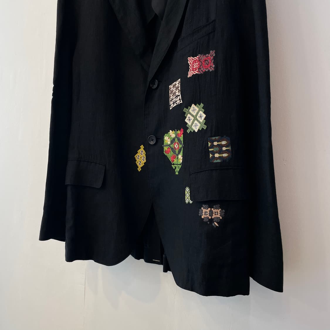요지야마모토 11ss 자수 패치 자켓 상품이미지6